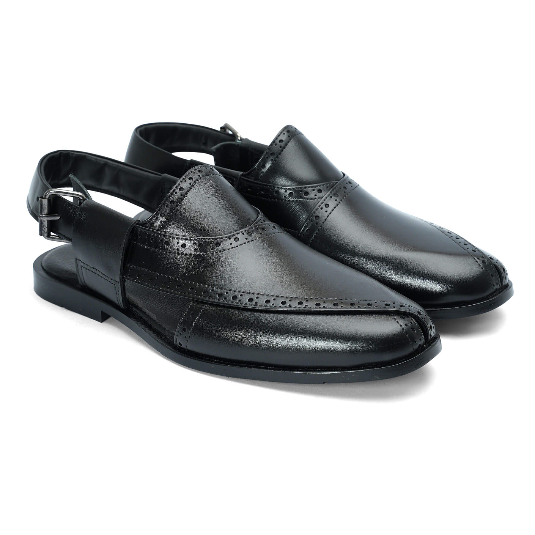 Brogue Peshawari black -1012