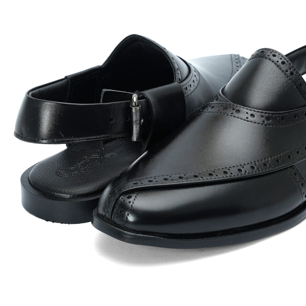 Brogue Peshawari black -1012