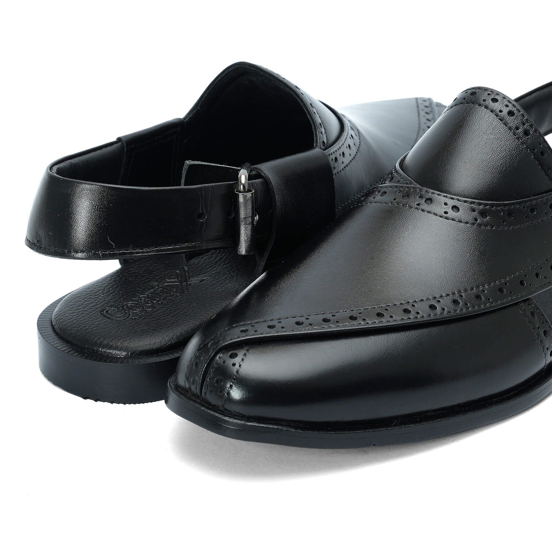 Brogue Peshawari black -1012