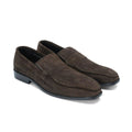 Brown Suede 012 - Premium brown leather suede shoes