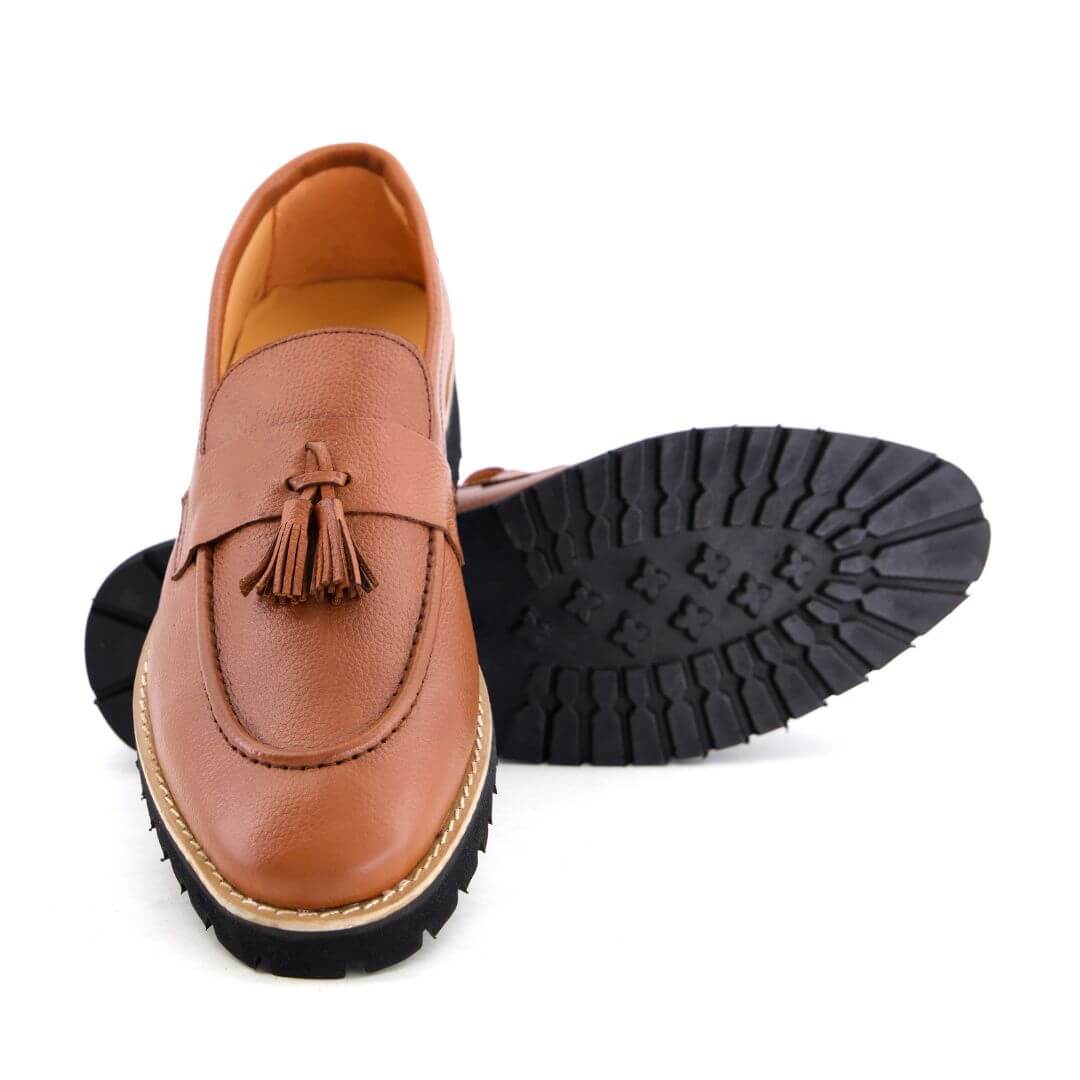 Casual Tassel Tan-020 - anti-bacterial lining