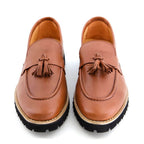 Casual Tassel Tan-020 - Italian wax polished finish