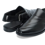 Embosed Peshawari Chappal-BLACK-1009
