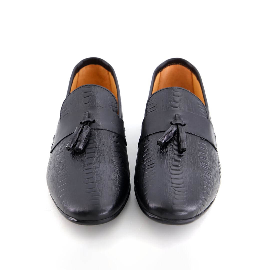 Embossed with Tassel -2010 - Italian wax polished finish.