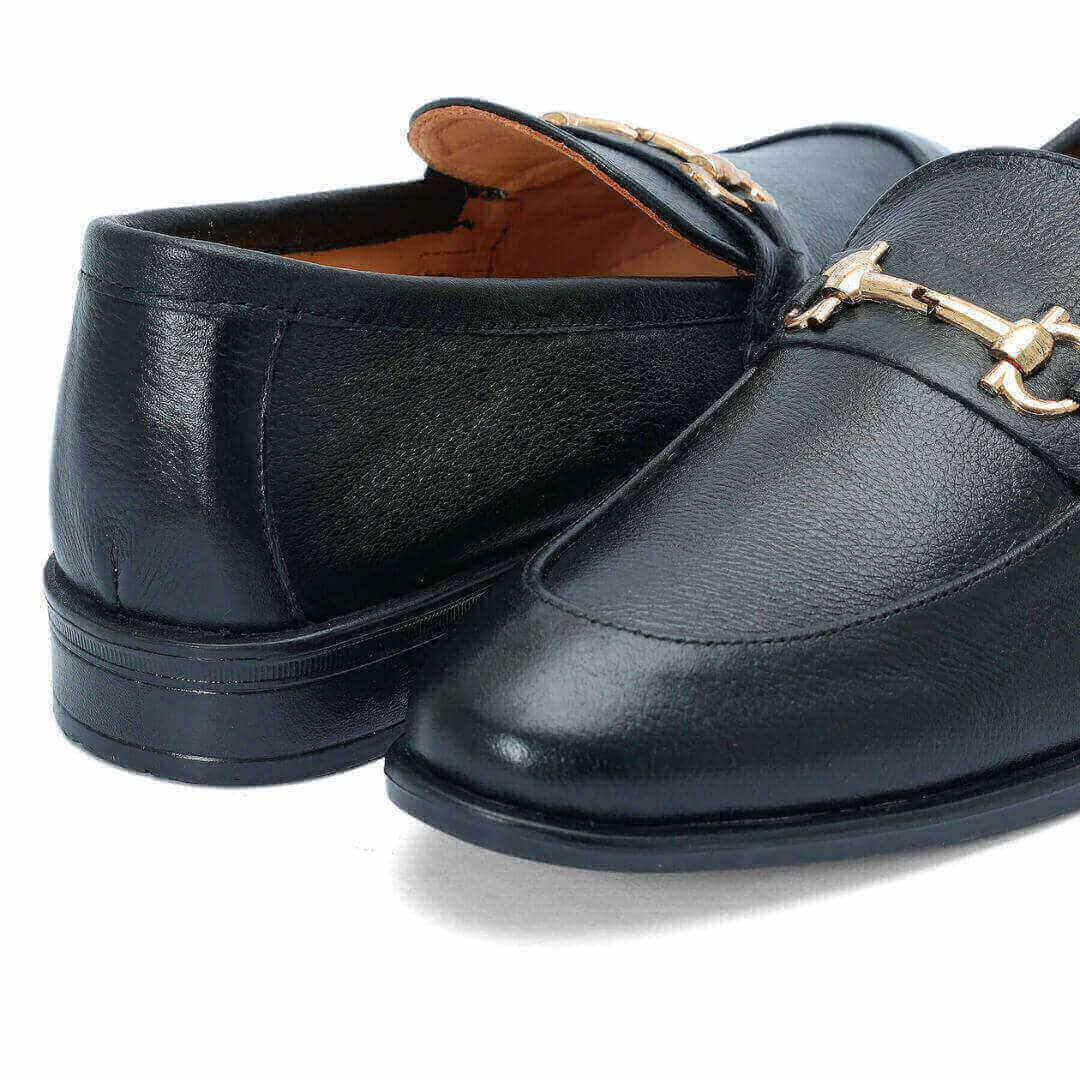 Formal blk-2004 -  leather moccasins 