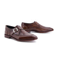 Gavello Monk Strap-004- handcrafted leather sole