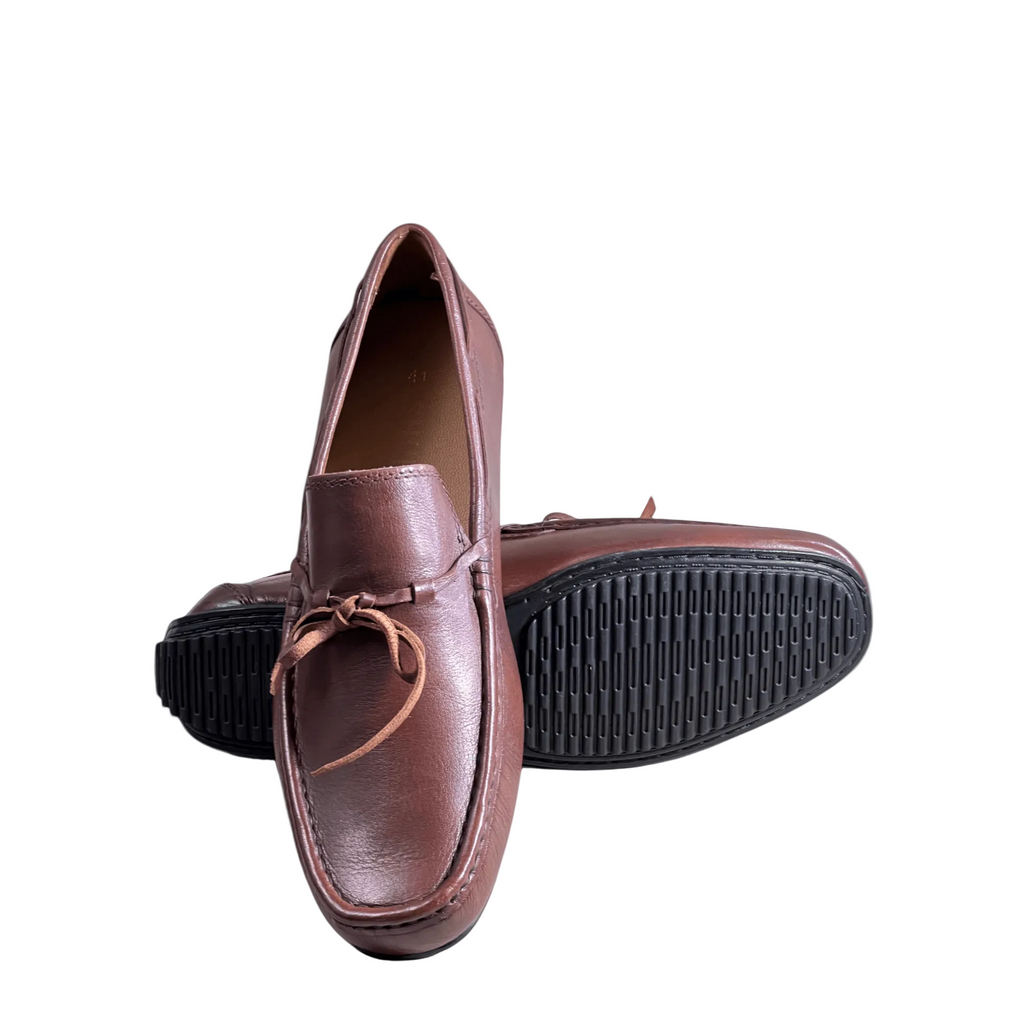 Leather Lace up brown-1161