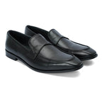 London Cross 005 - Premium black leather