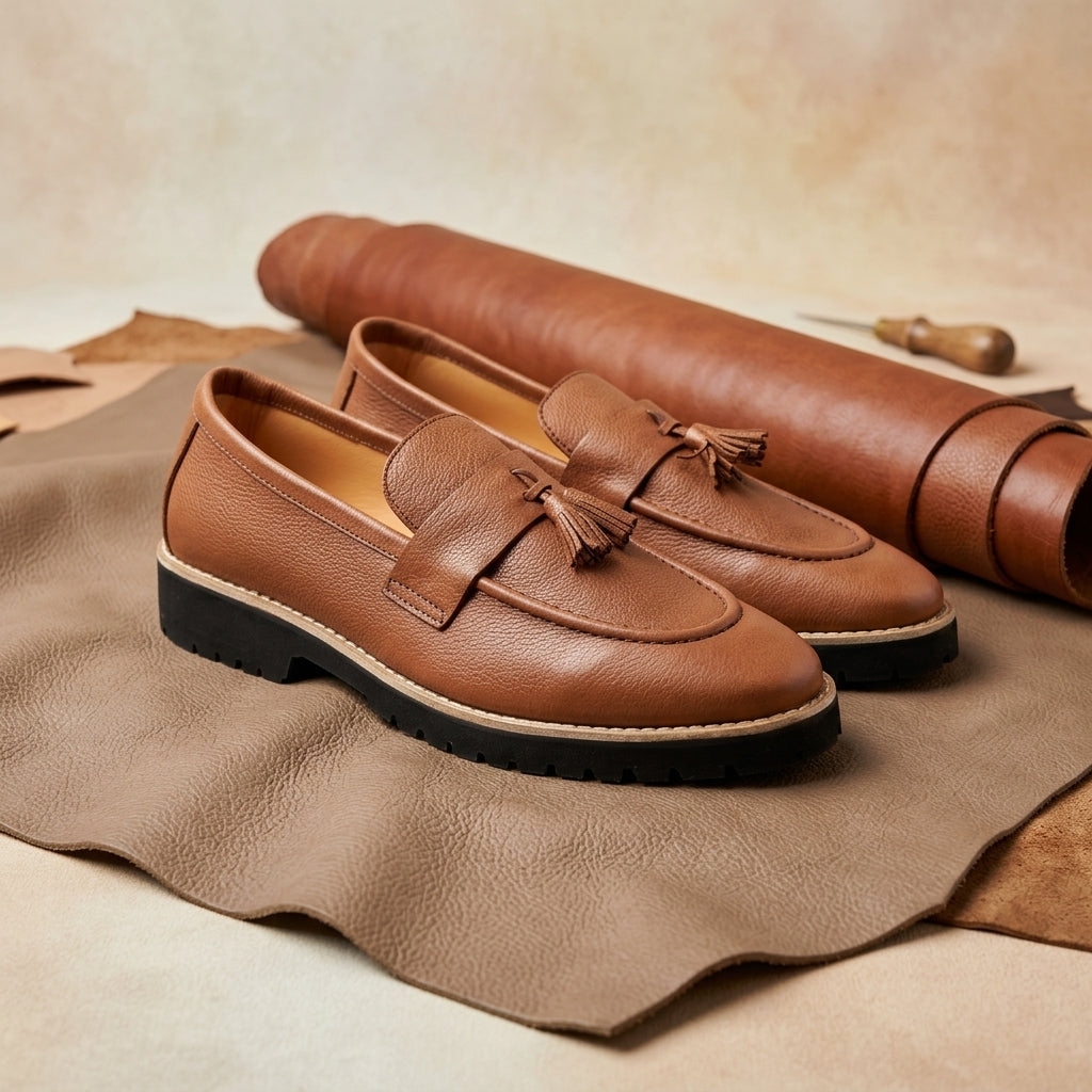 Casual Tassel Tan-020