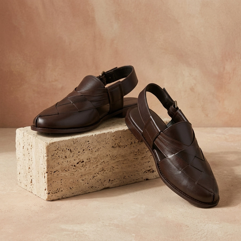 Regal Cut Pashwari Brown 1003