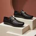 Leather Crocodile Black-5016