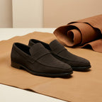 Casual suede Leather Brown 012