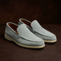 Summer Walk Suede Leather Grey 4002