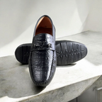 Black Buckle loafer -5024