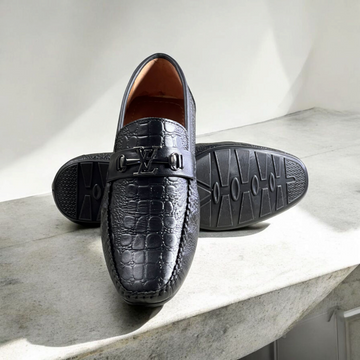 Black Buckle loafer -5024