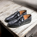 leather Loafers-BLACK-5017