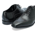 Ravishing with laces black-015 - Italian wax polished finish