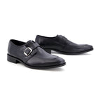 Royal Classic with monk – Blk001 -  handcrafted leather sole