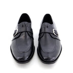 Royal Classic with monk – Blk001 -  Italian wax polished finish