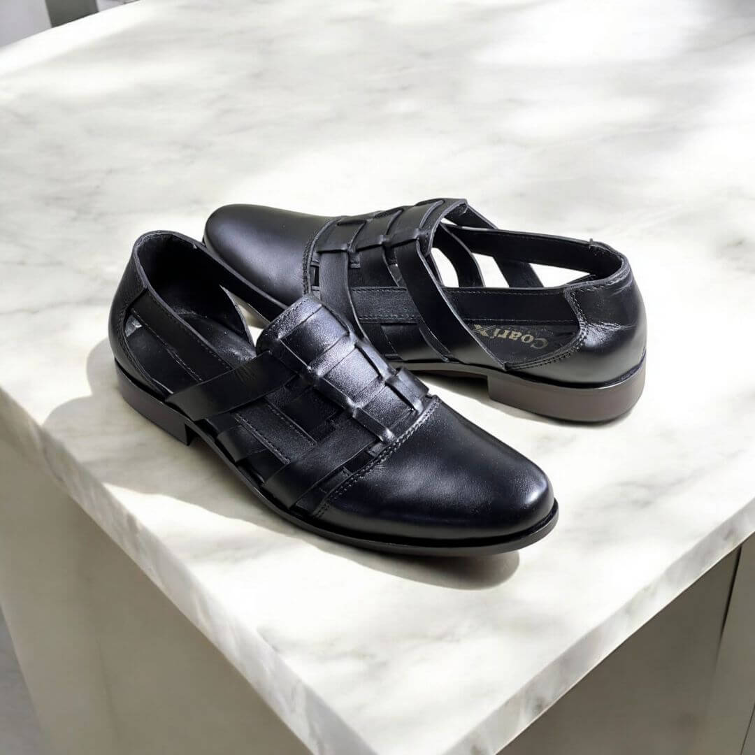 Royal Cut Brown 1002 by Coarix Leather –  premium cow leather, featuring a soft padded leather lining