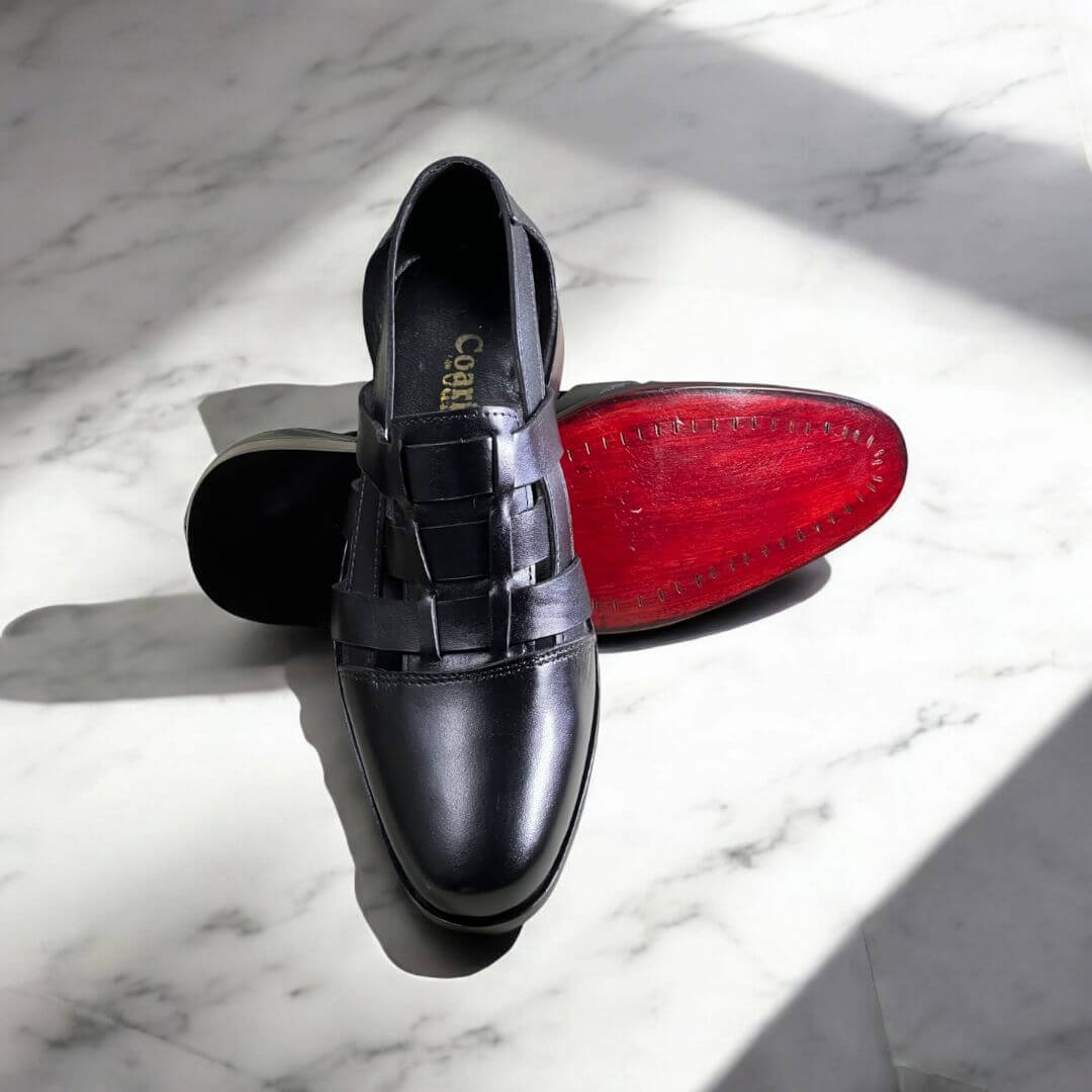 Royal Cut Brown 1002 by Coarix Leather – anti-bacterial interior, Italian wax finish, hand-crafted leather sole