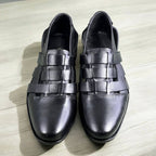 Royal Cut Brown 1002 by Coarix Leather – detailed manual stitching for long-lasting comfort and refined elegance.