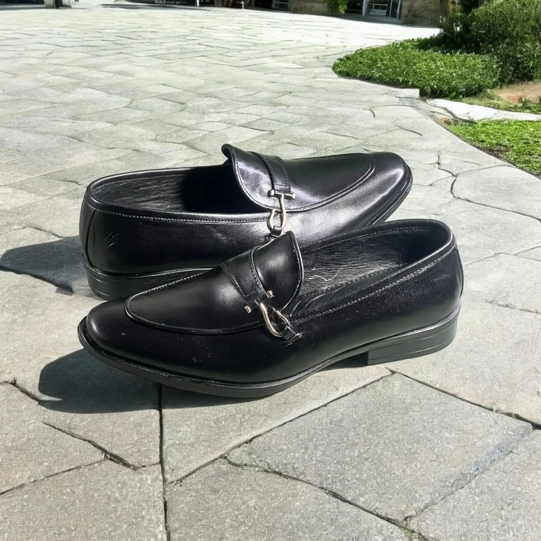 Leather_shoes Stylish_Strep_BLK-2007