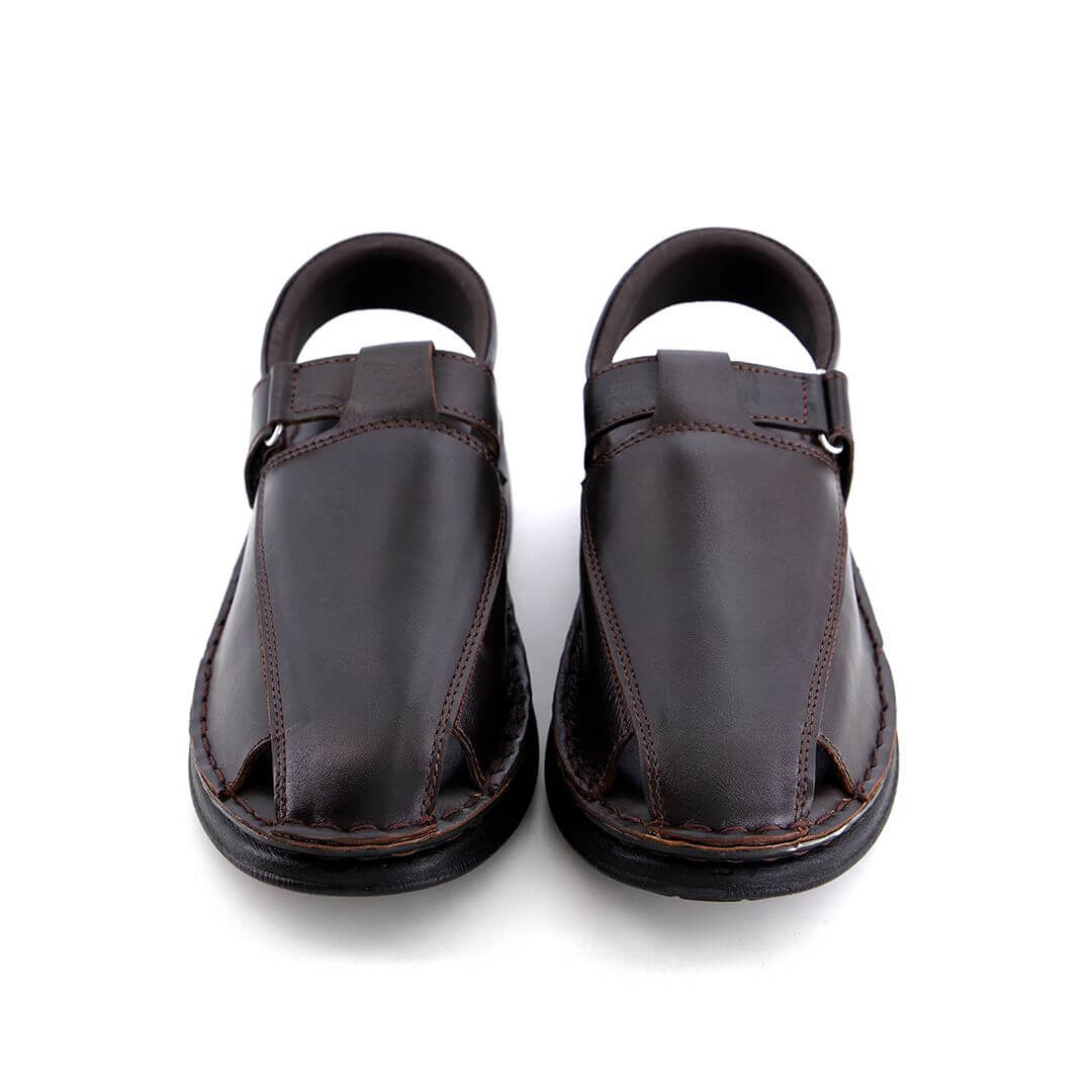 Suede Leather Brown-1005 by Coarix Leather – durable imported rubber sole, and detailed hand stitching