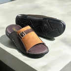 Slipper brown with Suede 3006