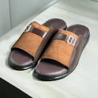 Slipper brown with Suede 3006