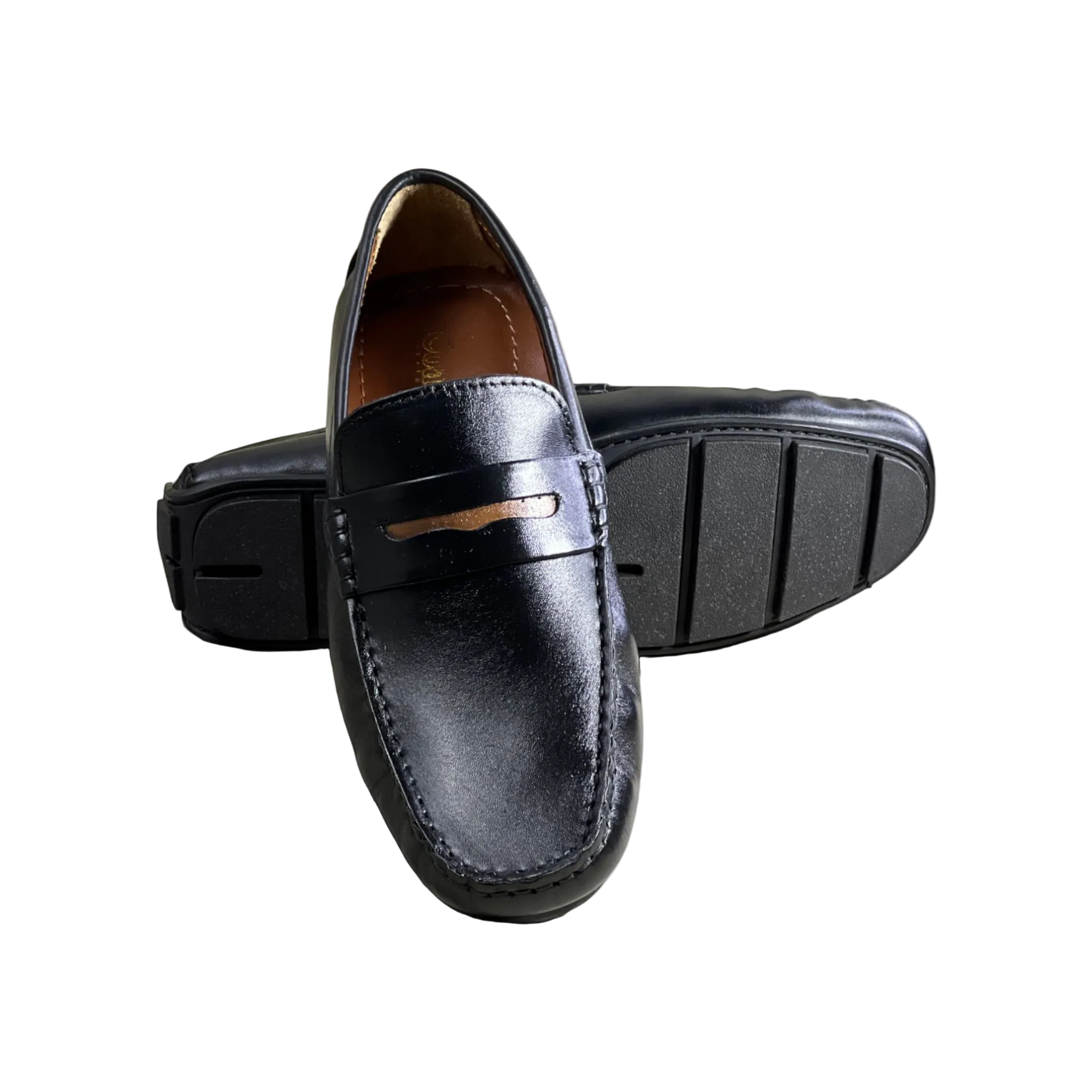 Blk Stylish Loafers-5018