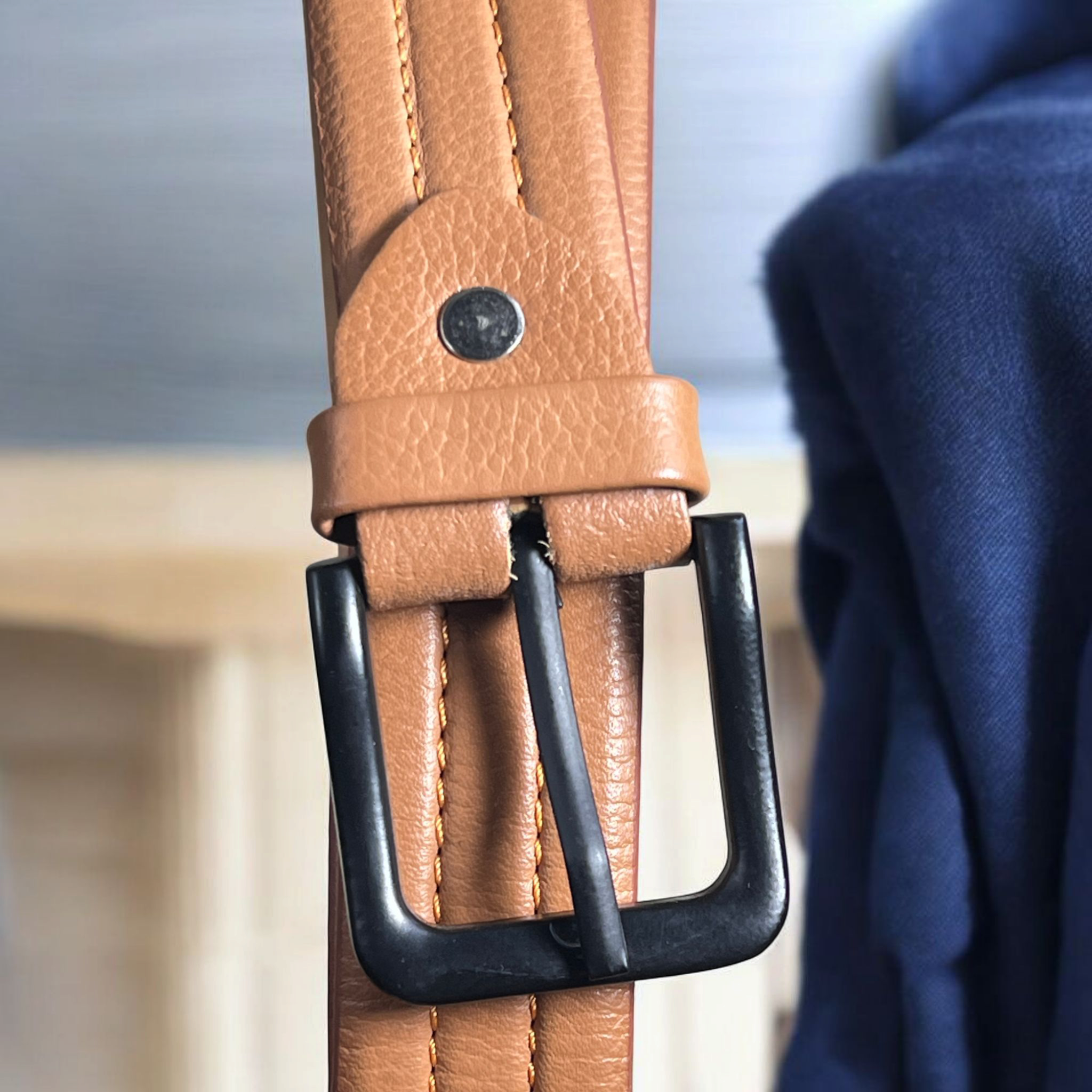Leather Belt tan-6504