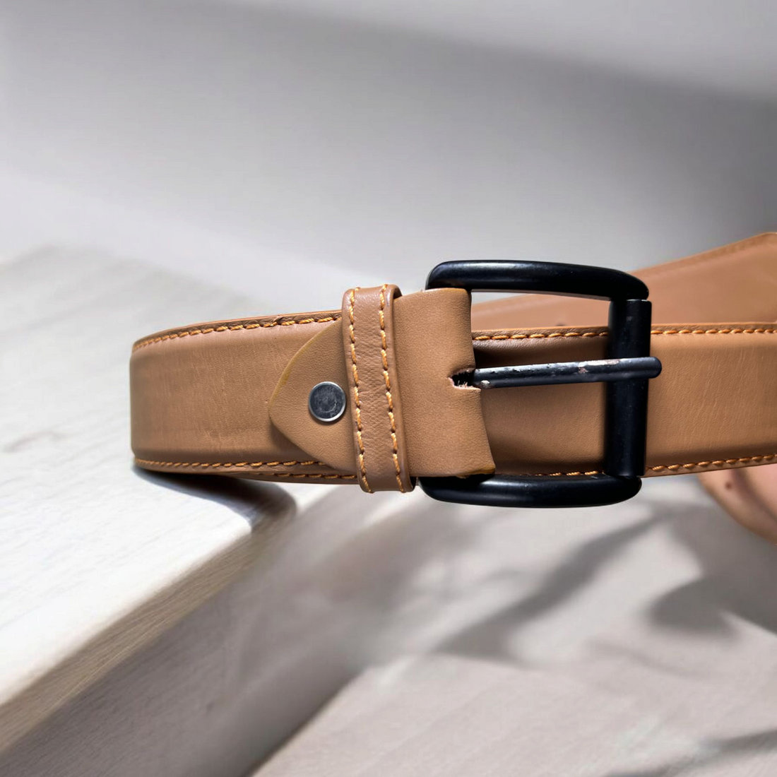 Leather Belt tan-6502