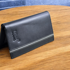 Stylish Purses with line blk-6006