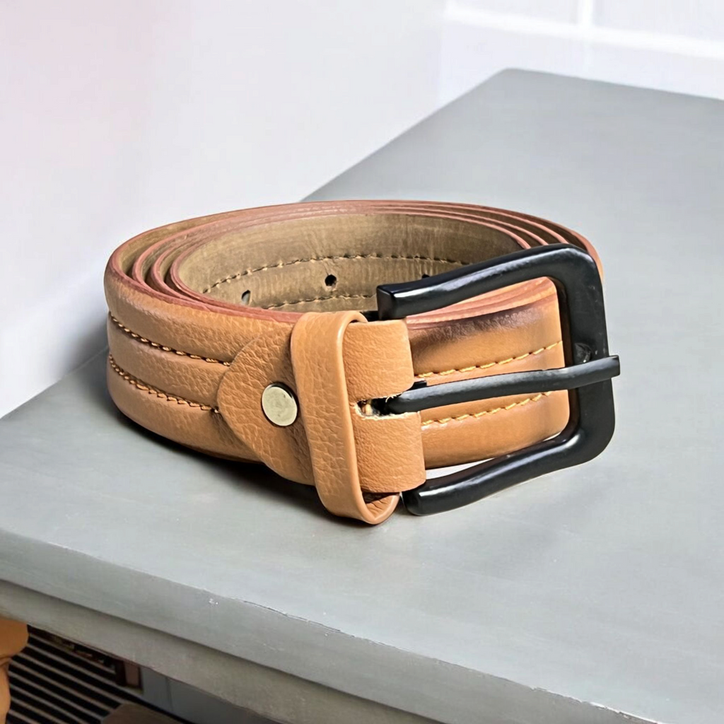 Leather Belt tan-6504