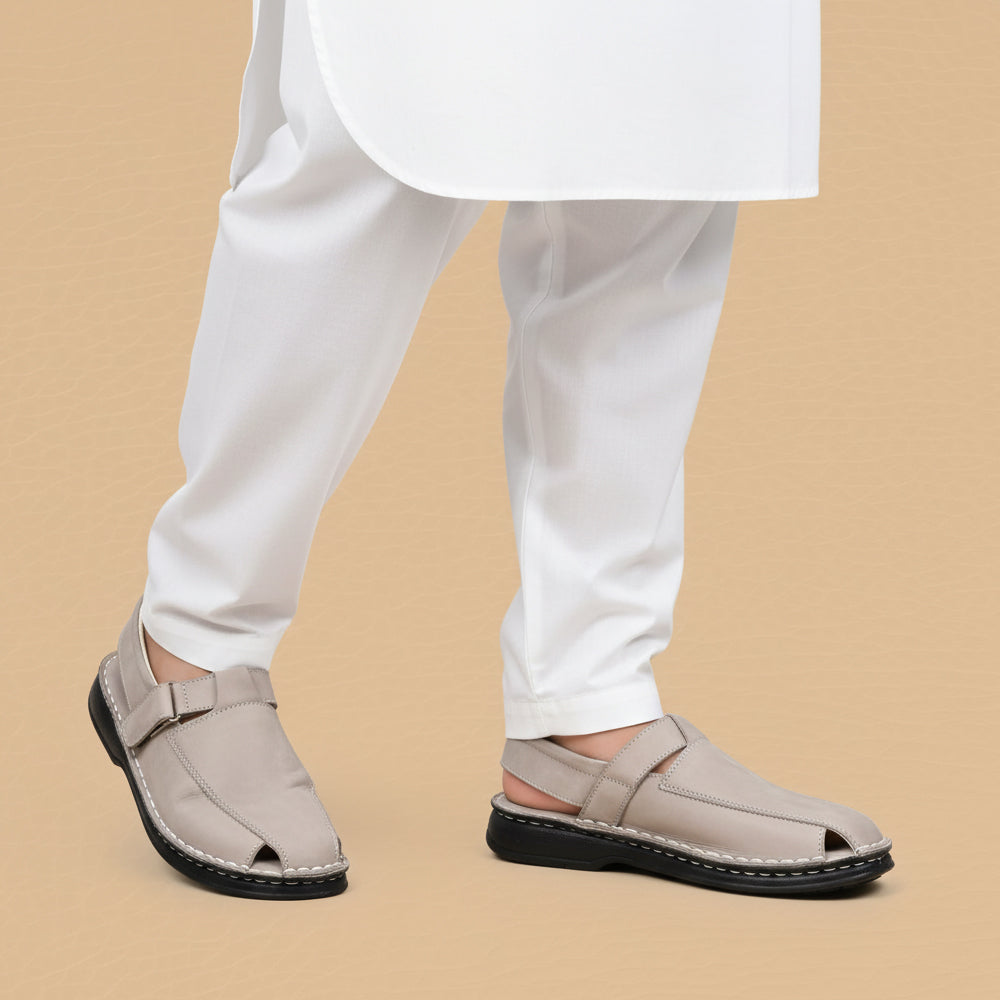 Nubuck Leather Grey 1005